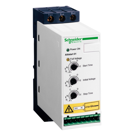 Mayer-DDS-soft starter for asynchronous motor, Altistart 01, ATS01, 12A, 380 to 415V, 5.5kW-1