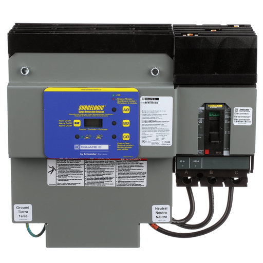 Mayer-DDS-Surge protection device, Surgelogic, HL, 120kA, 480Y/277VAC, 3 phase, 4 wire, SPD type 1-2
