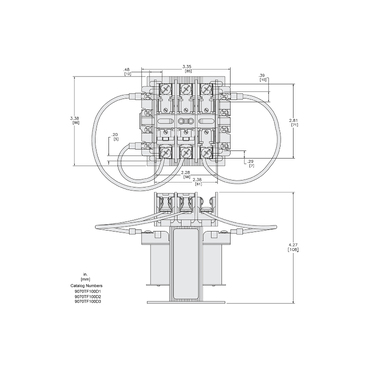 Mayer-DDS-Industrial control transformer, Type TF, 1 phase, 100VA, 240x480V primary, 120V secondary, 50/60Hz-2