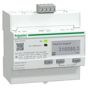 Mayer-DDS-iEM3455 energy meter - Modbus - 1 DI - 1 DO - multi-tariff - LVCT - CTEP 100A-2