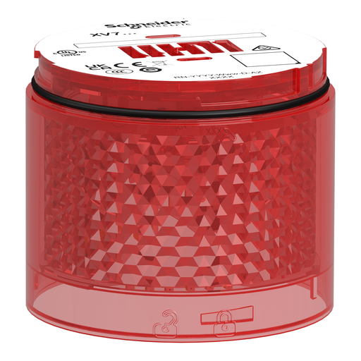 Mayer-DDS-Light Module, Harmony XVB7 Modular Tower Light, Red, Ø70mm, Steady, Colored Lens-1