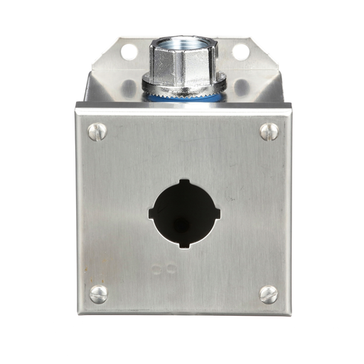 Mayer-DDS-30mm Push Button, Types K or SK, empty push button enclosure, stainless steel, one 30 mm hole, NEMA 4, 4X and 13-2
