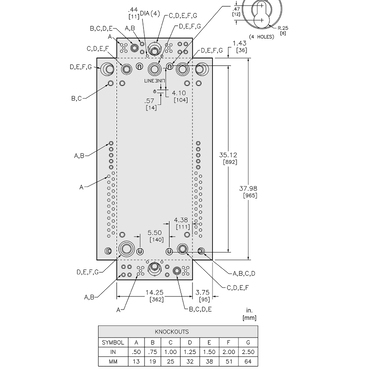 Mayer-DDS-Load center, QO, 1 phase, 42 spaces, 52 circuits, 200A convertible main breaker, PoN, NEMA1, combo cover-2