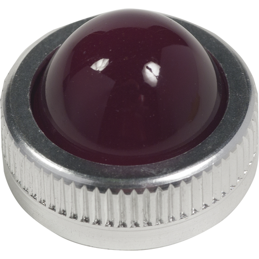 Mayer-DDS-Lens, Harmony 9001K, glass, domed, red, plain lens, 30mm, for pilot light-1