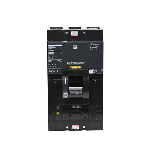 Mayer-DDS-Circuit breaker, LA, 200A, 2 pole, 600VAC, 22kA, 250VDC, 10kA, lugs, thermal magnetic, short handle-2