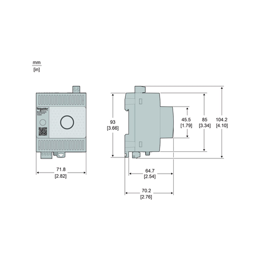 Mayer-DDS-EcoStruxure Panel Server - universal wireless, concentrator modbus gateway 110-277 VAC/DC-2