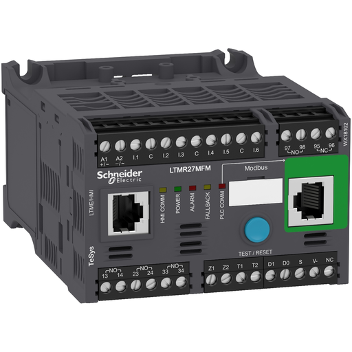 Mayer-DDS-Motor controller, TeSys T, Motor Management, Modbus, 6 logic inputs, 3 logic outputs, 1.35 to 27A, 100 to 240VAC-1