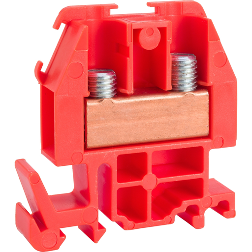 Mayer-DDS-Terminal block, Linergy, box lug connector, orange colored block, 60A, 600 V-1
