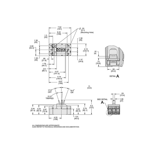 Mayer-DDS-Automatic switch, PowerPacT J, 175A, 3 pole, 600VAC, 18kA, lugs, magnetic-2