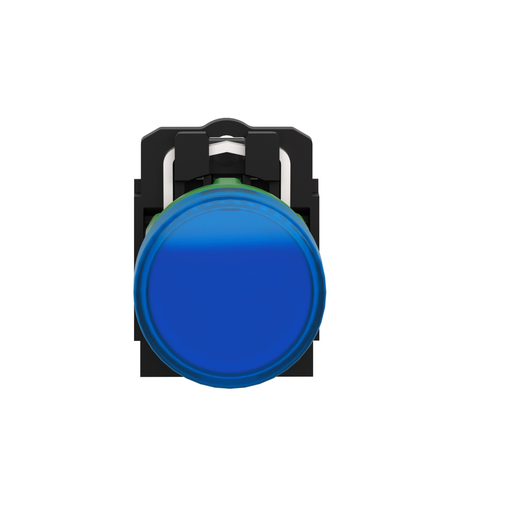 Mayer-DDS-Pilot light, Harmony XB5, grey plastic, blue, 22mm, universal LED, plain lens, 110...120V AC-2