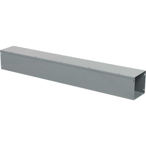 Mayer-DDS-Wireway, Square-Duct, 8 inch by 8 inch, 5 feet long, hinged cover, N1 paint, NEMA 1-1