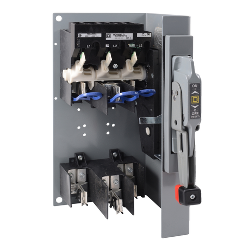 Mayer-DDS-Operating mechanism, flange mounted, fixed depth assembly,100A, 600 V, fuseholder, switch mechanism, 6 inch handle-1