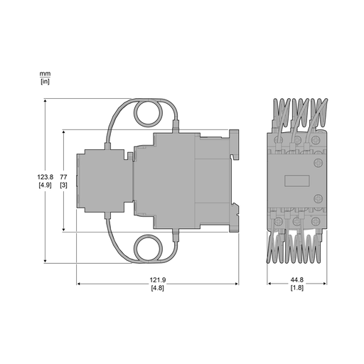 Mayer-DDS-Capacitor contactor, TeSys Deca, 12.5 kVAR at 400 V/50 Hz, coil 110 V AC 50/60 Hz-2