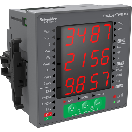Mayer-DDS-EasyLogic PM2110, Power & Energy meter, Total Harmonic, LED display, Pulse, class 1-2
