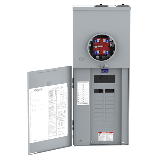 Mayer-DDS-All in one, Homeline, CSED, ringless socket, 200A, surface mount, 20 spaces, 40 circuits, 22kA SCCR, no bypass-2