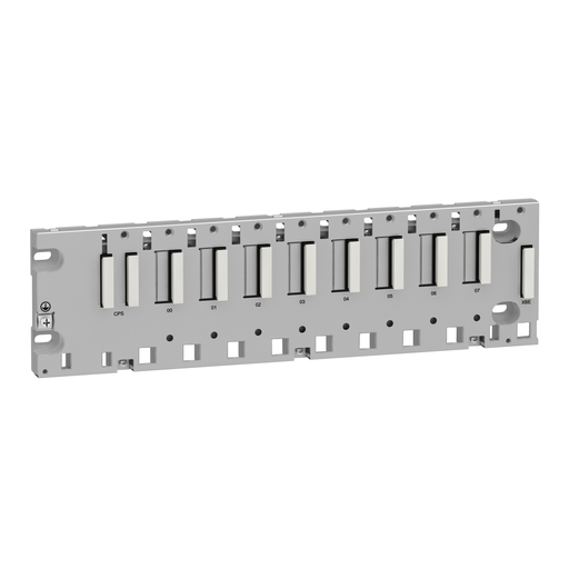 Mayer-DDS-Backplane, Modicon X80, 8 slots, panel, mounting plate or DIN rail mounting-1