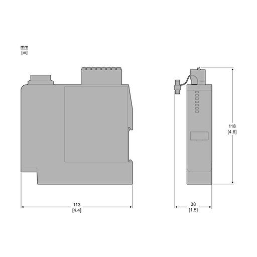 Mayer-DDS-Analog IO module, TeSys island, 2 inputs, 1 output, 24VDC, Twisted shielded pairs cable-2