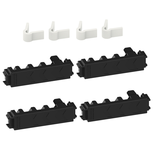 Mayer-DDS-Load center accessory, QO/Homeline, assemble kit, 4 x Qwik-grip shields, filler plates, diagram, instructions-1