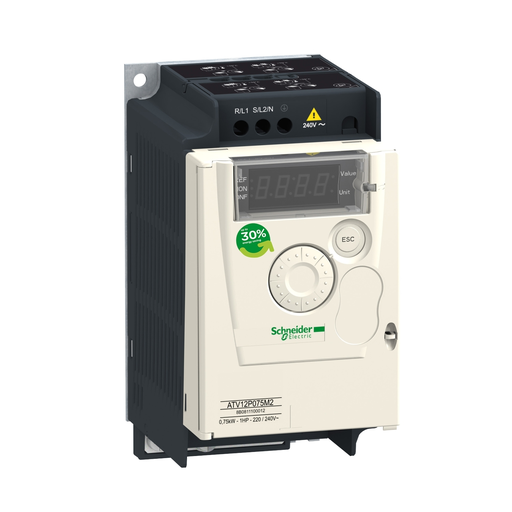 Mayer-DDS-variable speed drive, Altivar 12, 0.75kW, 1hp, 200 to 240V, 3 phases, on base plate-1