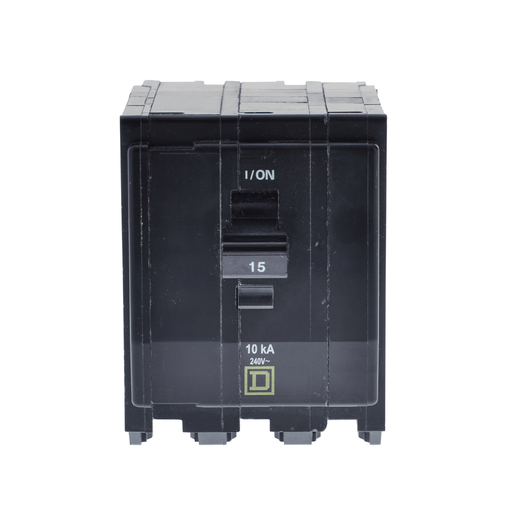 Mayer-DDS-Mini circuit breaker, QO, 15A, 3 pole, 120/240VAC, 10kA, plug in, 50 deg C-2