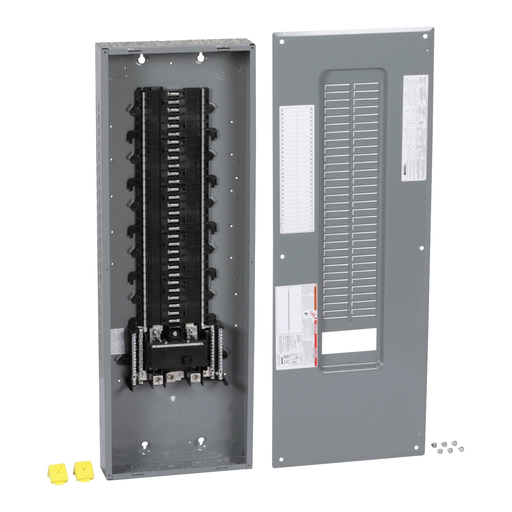 QO160M200PC - Load center, QO, 1 phase, 60 spaces, 72 circuits, 200A convertible main breaker, PoN, NEMA1, combo cover
