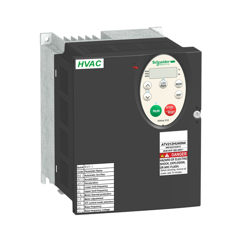 Mayer-DDS-variable speed drive, Altivar 212, 4kW, 5hp, 480V, 3 phases, with EMC, IP21-1