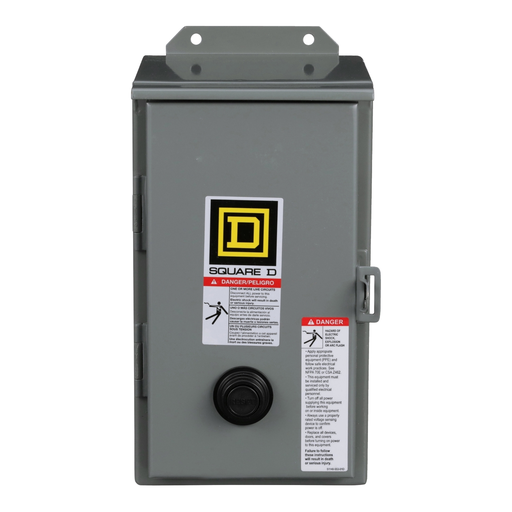 Mayer-DDS-NEMA Motor Starter, Type S, nonreversing, Size 0, 18A, 5 HP at 460 VAC, 5 kA SCCR, 3 phase, 3 pole, melting alloy, 480 VAC coil, NEMA 12 [TAA]-2