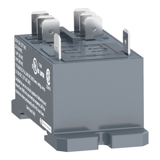 Mayer-DDS-power relay, Harmony electromechanical relays, DIN rail or panel mount relay, 30A, 2CO, 120V AC-2