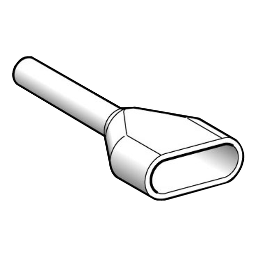 Mayer-DDS-Cable end, Linergy TR cable ends, twin conductor, white, 0.50mmÂ², for insulated cable, medium size, 5 sets of 50-1