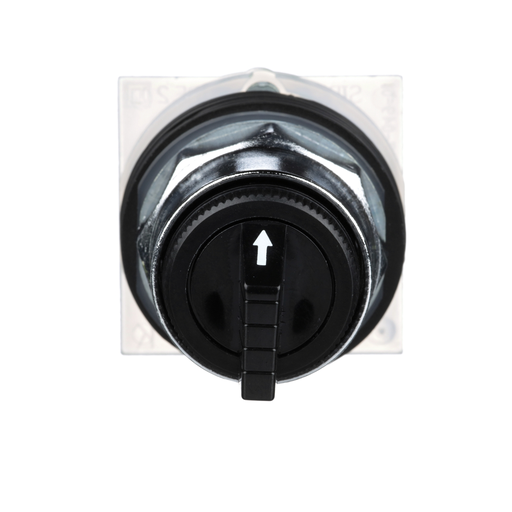 Mayer-DDS-30mm Push Button, Type K, selector switch, 3 position, B cam, black knob-2