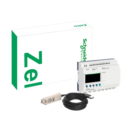 Mayer-DDS-compact discovery packs, Zelio Logic SR2 SR3, smart relay discovery pack, 12 IO, 100 to 240V AC-1