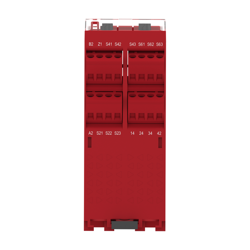 Mayer-DDS-safety module, Harmony XPSU, Cat 4, features 6 x XPSUAF, 48 to 240V AC or DC, screw-2