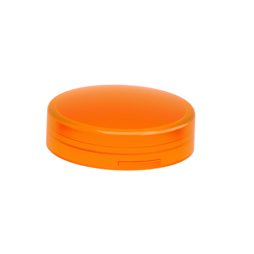 Mayer-DDS-Head for pilot light, Harmony XB4, Harmony XB5, orange, 22mm, universal LED, plain lens, unmarked-2