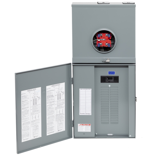 Mayer-DDS-All in one, QO, CSED, ringless socket, 200A, surface mount, 30 spaces, 40 circuits, 22kA SCCR, no bypass-2