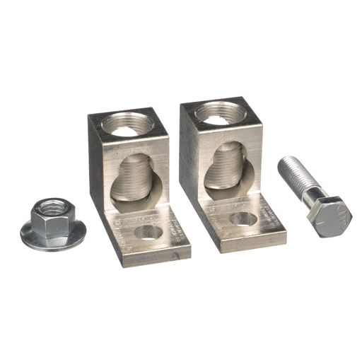 Mayer-DDS-Circuit breaker accessory, PowerPacT R, lug kit, mechanical, 2500A, 1/0 AWG to 750kcmil, unit mount, Al, qty 2-2