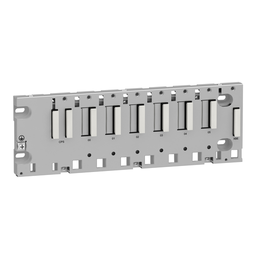 Mayer-DDS-Backplane, Modicon X80, 6 slots, panel, mounitng plate or DIN rail mounting, ruggedized-1