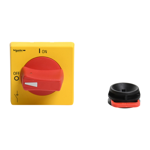 Mayer-DDS-Disconnect switch, TeSys VLS, protruding rotary handle, hole mounting, 65x65mm, red handle, 5mm shaft-2