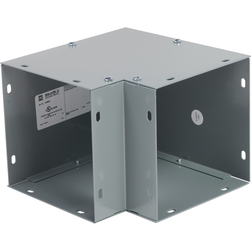 Mayer-DDS-Wireway, Square-Duct, 6 inch by 6 inch, 90 degree elbow, N1 paint, NEMA 1-1