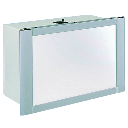 Mayer-DDS-HMI encl. PanelSeT S3CM H400xW600xD250 IP54, IK10, RAL7035. Rear door.-1