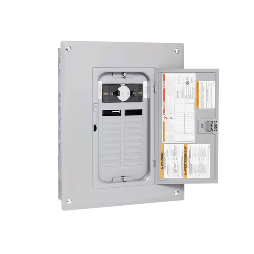 Mayer-DDS-Generator panel, QO, 1 phase, 18 spaces, 36 circuits, 30A main breaker, PoN, NEMA1, cover with door-1