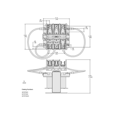 Mayer-DDS-Industrial control transformer, Type TF, 1 phase, 50VA, 240x480V primary, 120V secondary, 50/60Hz-2