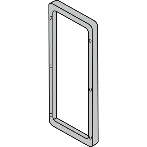 Mayer-DDS-Frame : 635x185mm for sidebyside mounting of WM encl. from H600 and D300mm.IP 66-1