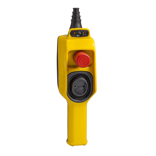 Mayer-DDS-Pendant control station, Harmony XAC, plastic, yellow, 1 2 directional push button-1