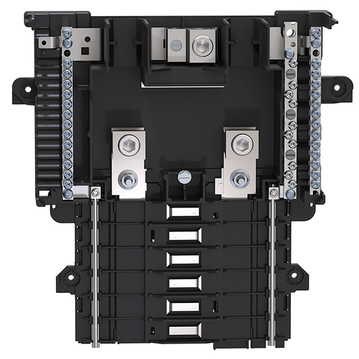 Mayer-DDS-Load center interior, QO, mounting base, 1 phase, 12 spaces, 200A main lugs, PoN, OEM, neutral busbar-2