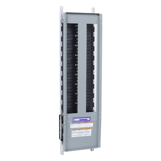 Mayer-DDS-Panelboard interior, NF, main lugs, 400A, Cu bus, Al neutral assembly, 54 pole spaces, 3 phase, 4 wire, 600Y/347VAC max-2
