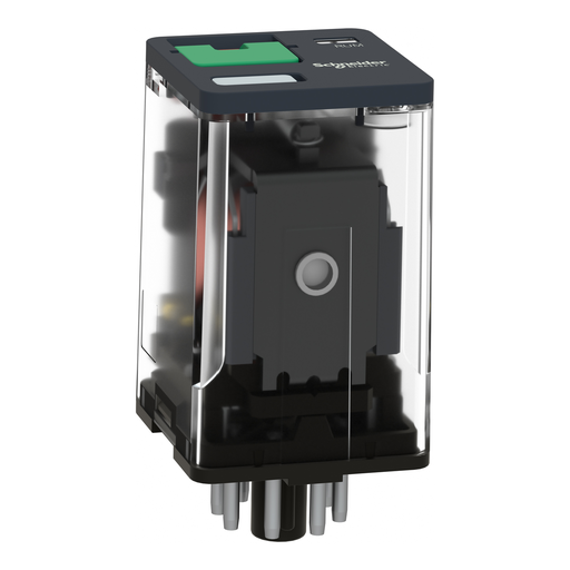 Mayer-DDS-universal plug in relay, Harmony Electromechanical Relays, 10A, 2CO, lockable test but to n, 230V AC-2