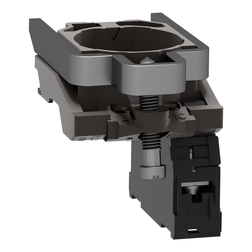 Mayer-DDS-Complete body contact assembly, Harmony XB4, single contact block with body fixing collar, 1NO, spring clamp terminal-2