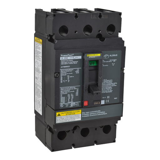 Mayer-DDS-Automatic switch, PowerPacT J, 250A, 3 pole, 600VAC, 50kA, lugs, magnetic-1