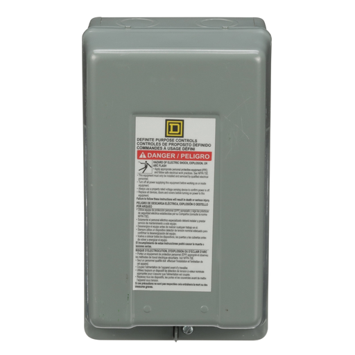 Mayer-DDS-Contactor, Definite Purpose, enclosure, for 8910DP/DPA 20A to 40A contactors, NEMA 1-2