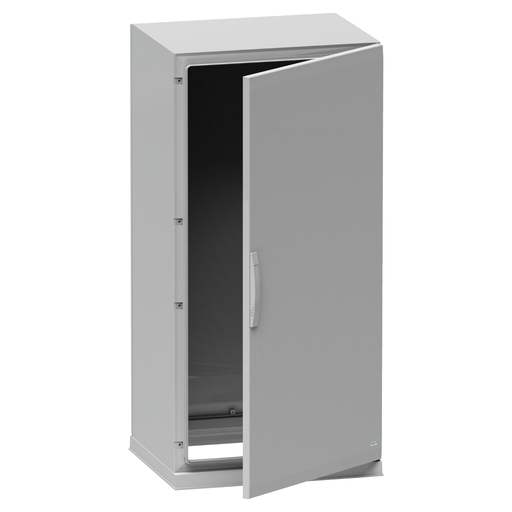 Mayer-DDS-Floor standing polyester enclosure, PanelSeT PLA, plain door, open bottom, 1000x500x320mm, IP54, IK10-2